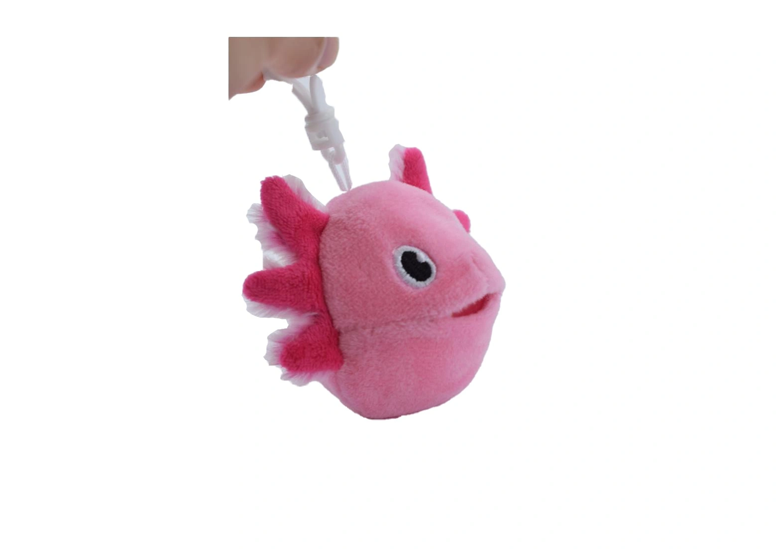 PLUSH SQUEEZE BALL KEYCHAIN AXOLOTL - Image 3