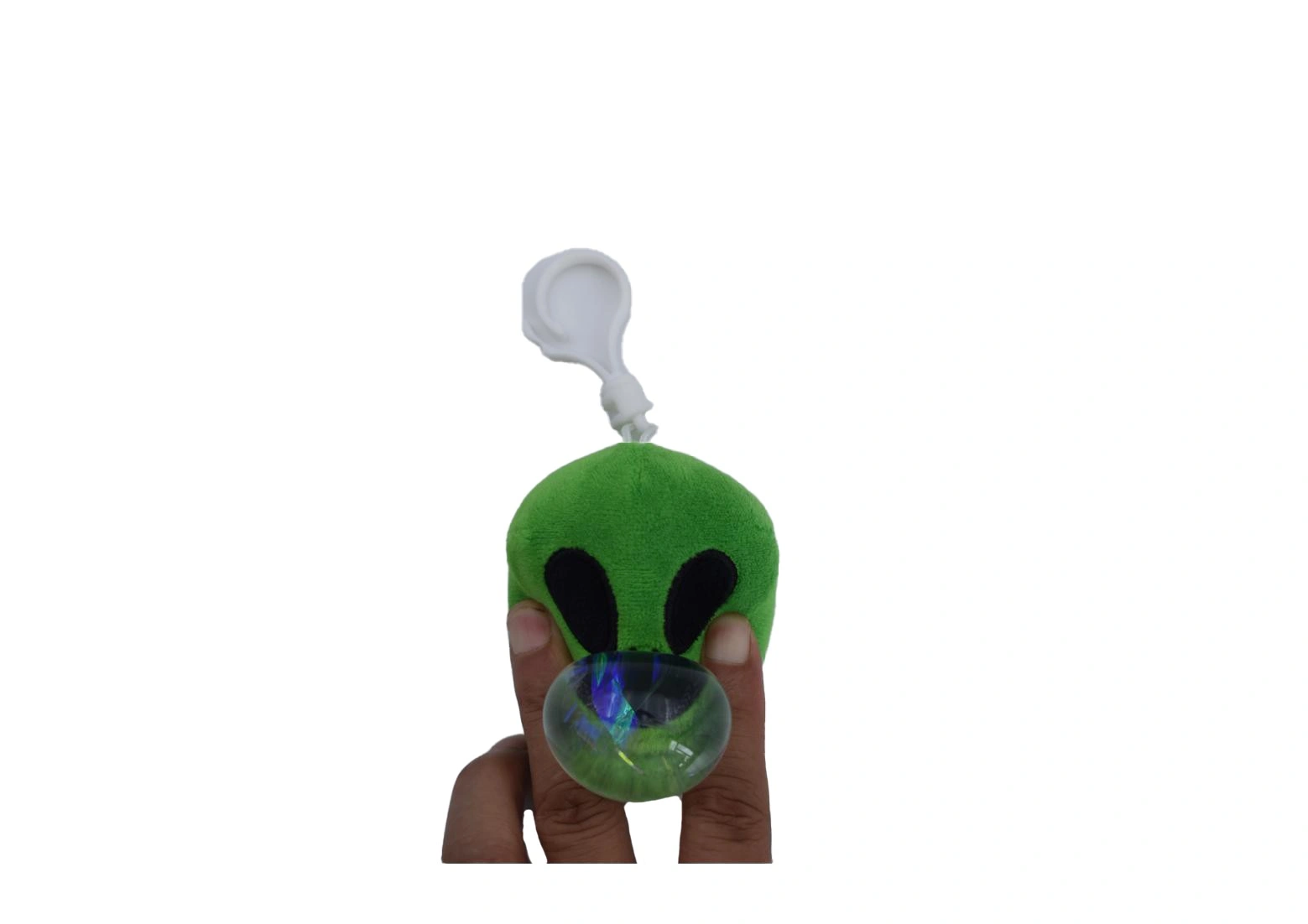 PLUSH SQUEEZE BALL KEYCHAIN ALIEN - Image 3