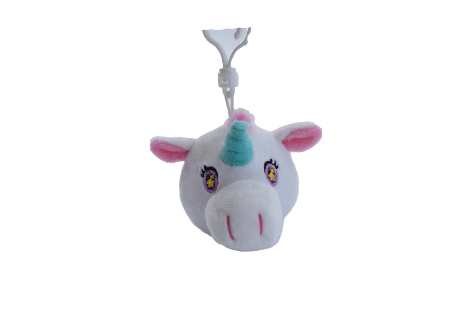 PLUSH SQUEEZE BALL KEYCHAIN UNICORN