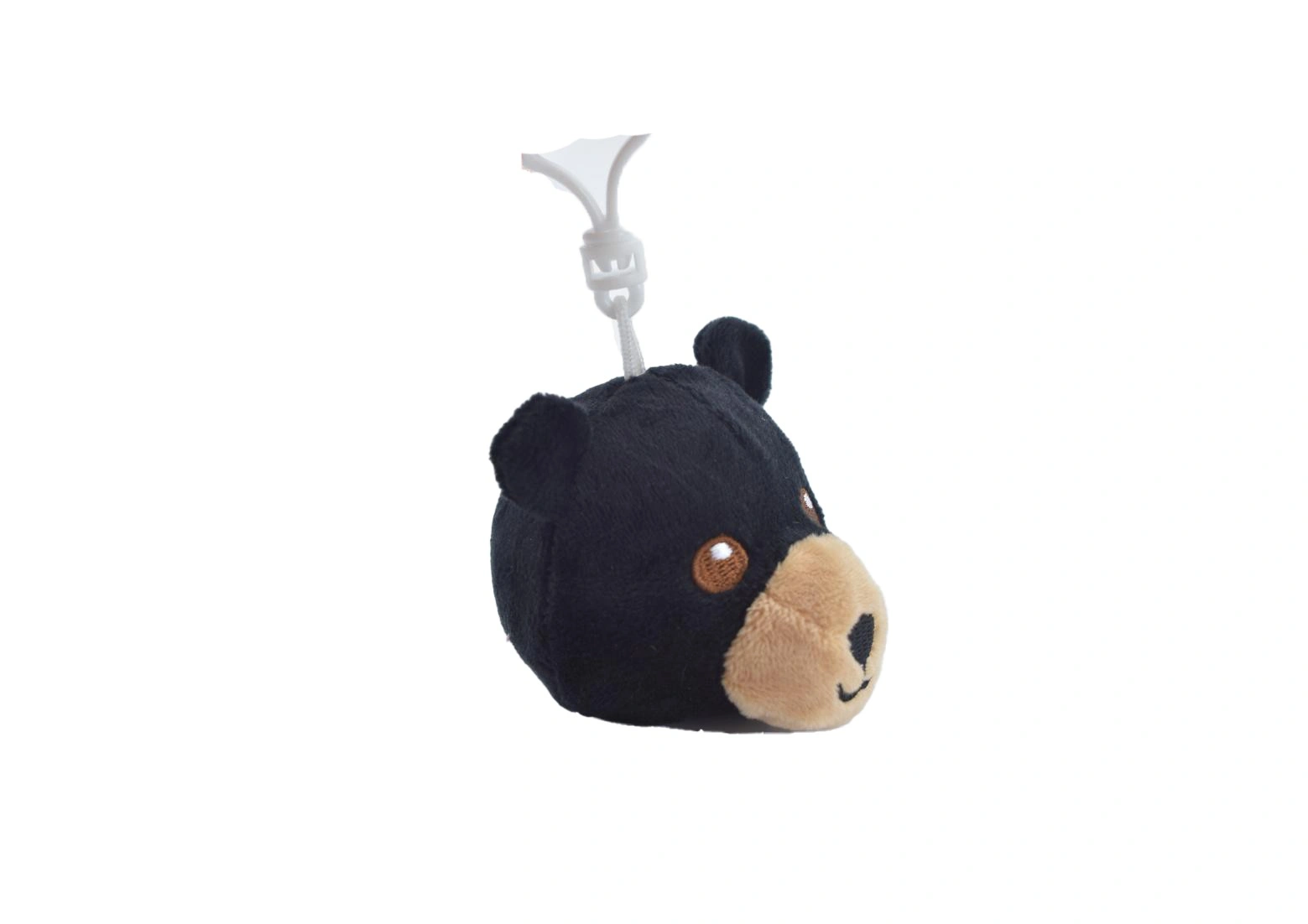 PLUSH SQUEEZE BALL KEYCHAIN BLACK BEAR - Image 3