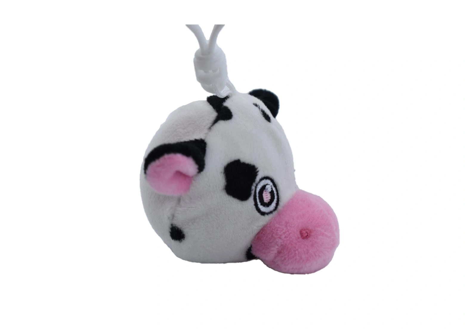 PLUSH SQUEEZE BALL KEYCHAIN COW - Image 3