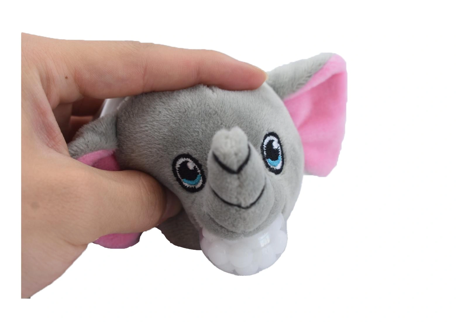 PLUSH SQUEEZE BALL KEYCHAIN ELEPHANT - Image 3