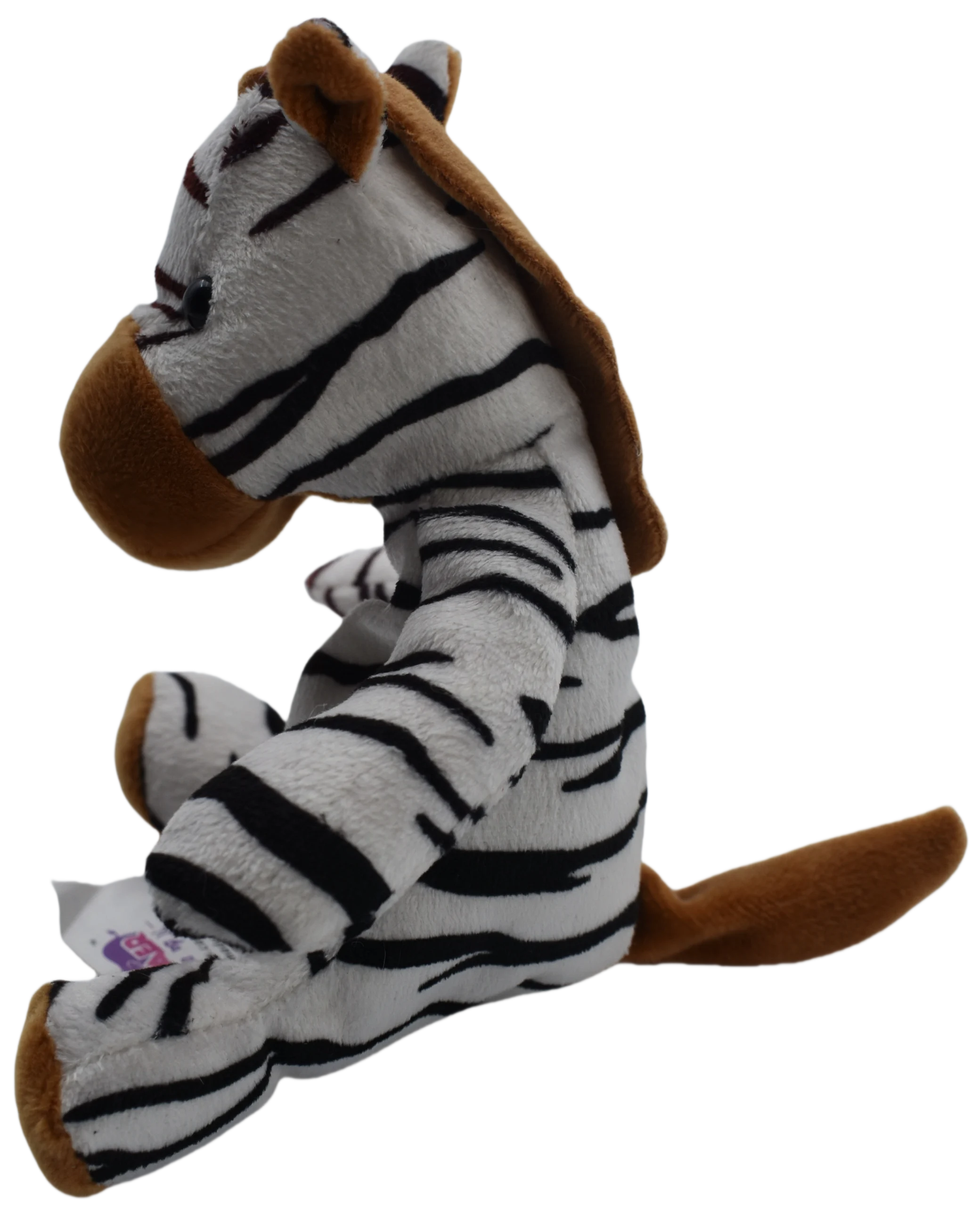 PLUSH BEAN BAG 4 INCH ZEBRA - Image 3