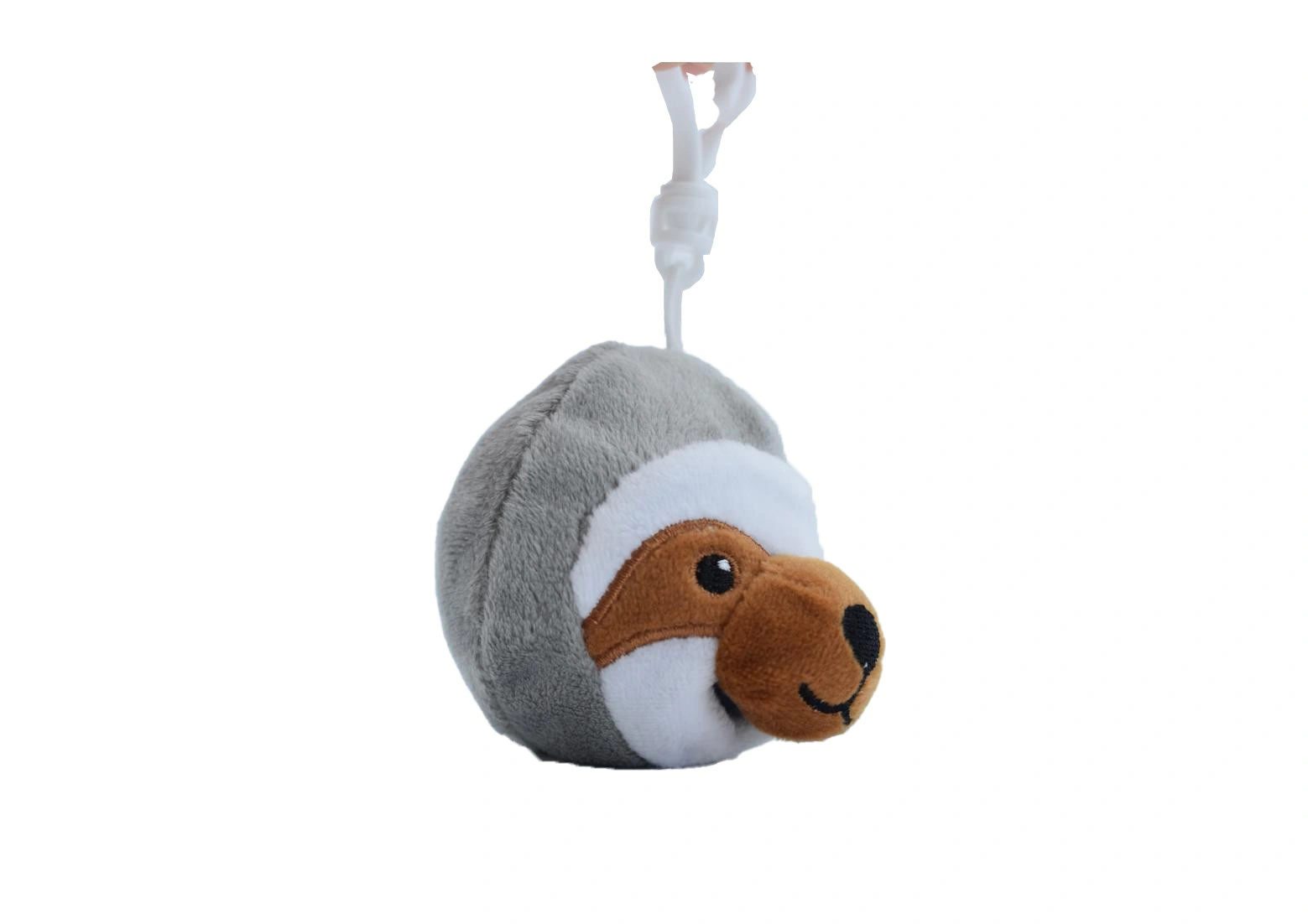 PLUSH SQUEEZE BALL KEYCHAIN SLOTH - Image 3